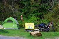 Camping along Trans Canada Highway, British Columbia, Canada CMX-001