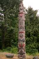 The Haida House Complex Totem Poles, Museum of Anthropology, British Columbia, Canada CM11-18