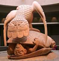 The Raven and the First Men by Bill Reid, Museum of Anthropology, British Columbia, Canada CM11-03