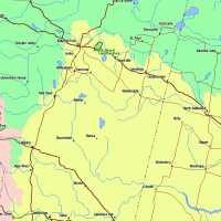 Map of Elk Island National Park Canada Location