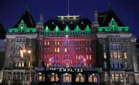 Empress Hotel Lights, Victoria, Vancouver Island, British Columbia, Canada CM11-10