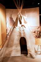 Glenbow Museum, Native Teepee, First Nations Gallery, Calgary, Alberta, Canada CM11-07