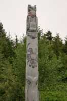 Haida Totem Pole Photos, Old Massett, Skidegate, Queen Charlotte Islands, Haida Gwaii, British Columbia, Canada CM11-08