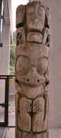 Haida Totem Pole, Museum of Anthropology. British Columbia, Canada CM11-07 
(Photo not for sale)