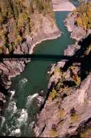 Bulkley River Canyon Bridge, The Hazeltons, Northern British Columbia, Canada CM11-008