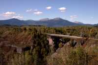 Bulkley River Canyon Bridge, The Hazeltons, Northern British Columbia, Canada CM11-009
