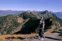 Idaho Peak, 3 Generation of Hikers, Ridge Trail, Kootenays, British Columbia, Canada CM11-018

IMAGE NOT FOR SALE