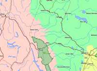 Map of Jasper National Park Canada Location