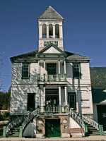 Kaslo, Historic City Hall, Kootenay Lake, West Kootenays, British Columbia, Canada CM11-004