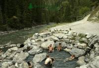 Highlight for Album: Lussier Hot Springs, Kootenays, British Columbia, Canada - British Columbia Stock Photos