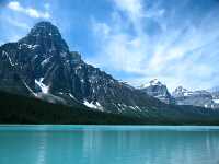 Mount Chephren, Lower Waterfowl lake, Icefields Parkway, Jasper National Park, Alberta, Canada CM11-03
