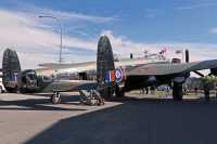 Lancaster Bomber, Bomber Command Museum of Canada, Nanton, Alberta, Canada CMX-003