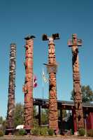 New Aiyansh Totem Poles, Nass Valley, September 2010, British Columbia, Canada CM11-08