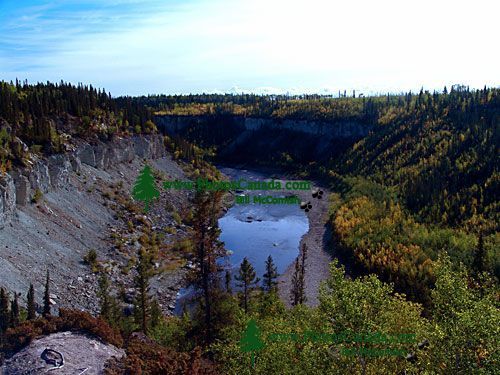 Twin Gorge Falls, Northwest Territories, Canada 28