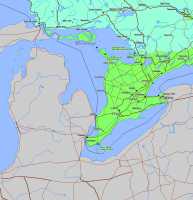Map of Point Pelee National Park Canada Location