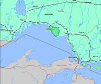 Map of Pukaskwa National Park Canada Location