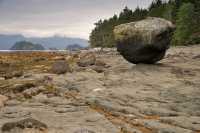 Queen Charlotte Islands Photos, Balance Rock, Haida Gwaii, British Columbia, Canada CM11-02