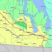 Map of Riding Mountain National Park Canada Location