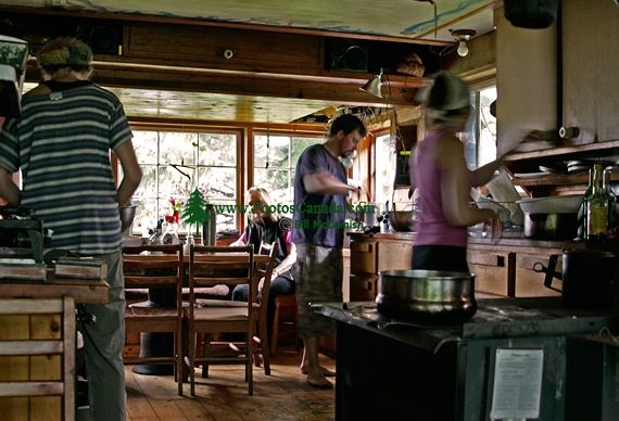 Rose Harbour, Susan"s Amazing Kitchen (and food), Gwaii Haanas National Park Reserve, Haida Gwaii, British Columbia, Canada CM11-05