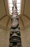 Royal Ontario Museum, (ROM) Totem Poles, Main Entrance Stairs, Toronto, Ontario CM11-008