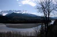 even Sisters Mountain Range, Skeena River, British Columbia, Canada, CM11-005