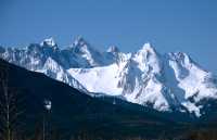 even Sisters Mountain Range, Skeena River, British Columbia, Canada, CM11-008