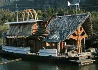 Squamish Harbour, Artistic House Boat, Howe Sound, British Columbia, Canada CM11-10