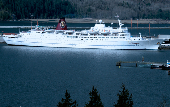 Squamish Harbour, Howe Sound, 2010 Olympics Staff Cruise Ship, British Columbia, Canada CM11-07