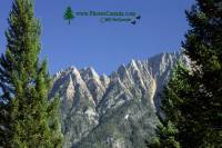 Highlight for Album: Steeples Mountain Range, Norbury Park, British Columbia Stock Photos