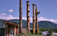 New Aiyansh Totem Poles, Nass Valley, Northern British Columbia, Canada CM11-01