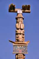 New Aiyansh Totem Poles, Nass Valley, Northern British Columbia, Canada CM11-04