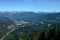 Town of Jasper, Athabasca River, Jasper National Park, Alberta CM11-01
