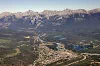 Town of Jasper, Athabasca River, Jasper National Park, Alberta CM11-03