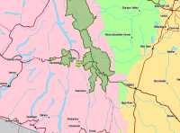Map of Yoho National Park Canada Location