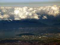 Aerial Vancouver and North Shore Mountains, British Columbia, Canada 03