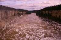 Hay River, Below Alexander Falls, Northwest Territories, September 2009, CM11-09