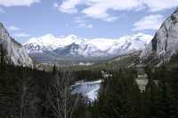 Scenery around town of Banff, May 2011, Banff National Park, Alberta, Canada CM11-001