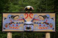 Bella Coola, Memorial Carving, British Columbia, Canada CM11-003