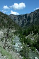 Highlight for Album: Bridge River Valley Region, June 2010,  Gold Bridge, Bralorne, Gun Lake, British Columbia Stock Photos