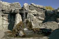 Waterfalls, Calgary Zoo, Alberta CM11-09