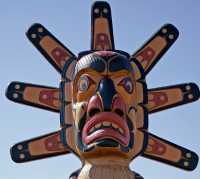Campbell River Totem, Vancouver Island, British Columbia, Canada CM11-01 