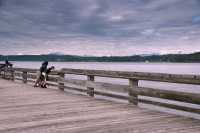 Campbell River, Discovery Pier, Vancouver Island, British Columbia, Canada CM11-05