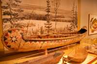 Glenbow Museum, Native Canoe, First Nations Gallery, Calgary, Alberta, Canada CM11-31