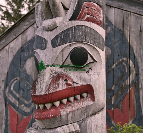  Gallery :: Haida Totem Pole Photos, Old Massett,  Skidegate, Queen Charlotte Islands, Haida Gwaii, British Columbia Stock  Photos :: old_masset_totem_007