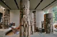 Haida Totem Poles, Canoes, Museum of Anthropology. British Columbia, Canada CM11-04 
(Photo not for sale)