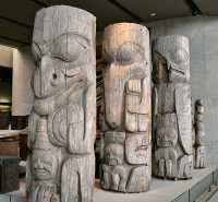 Haida Totem Poles, Museum of Anthropology. British Columbia, Canada CM11-02 
(Photo not for sale)