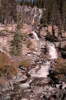 Tangle Falls, Icefields Parkway, Fall 2010, Banff and Jasper National Parks, Alberta, Canada CM11-007