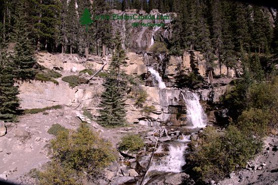 Tangle Falls, Icefields Parkway September 2009, Jasper National Park CM-005