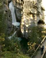 Lower Falls, Johnson Canyon, Banff National Park, Alberta CM11-08