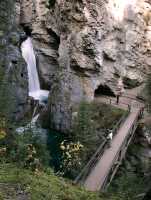 Lower Falls, Johnson Canyon, Banff National Park, Alberta CM11-14